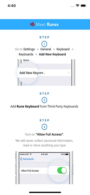 Runes Keyboard