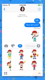 Naughty Boy Animated Stickers Captura de tela 2