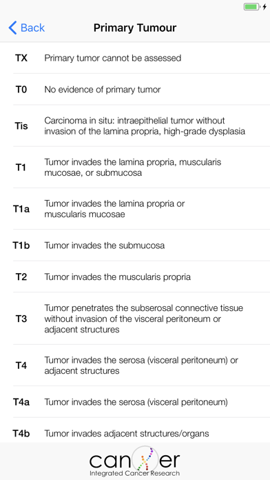 How to cancel & delete Stomach Cancer TNM Staging Aid from iphone & ipad 3