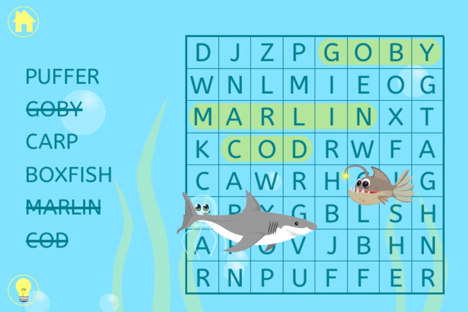 Kids Word Search Lite screenshot 2