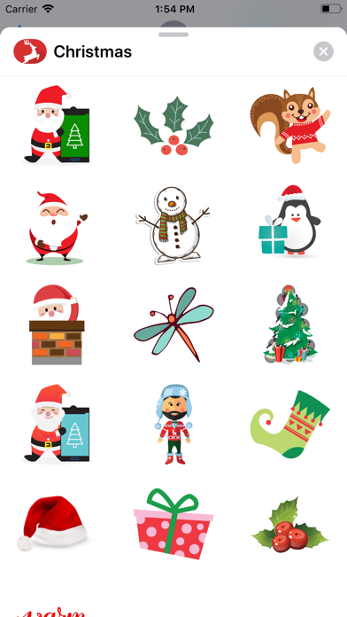 Christmas Stickers! Countdown! screenshot 2