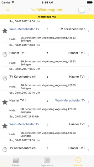 HSG WMTV Solingen - Turnierapp(圖2)-速報App