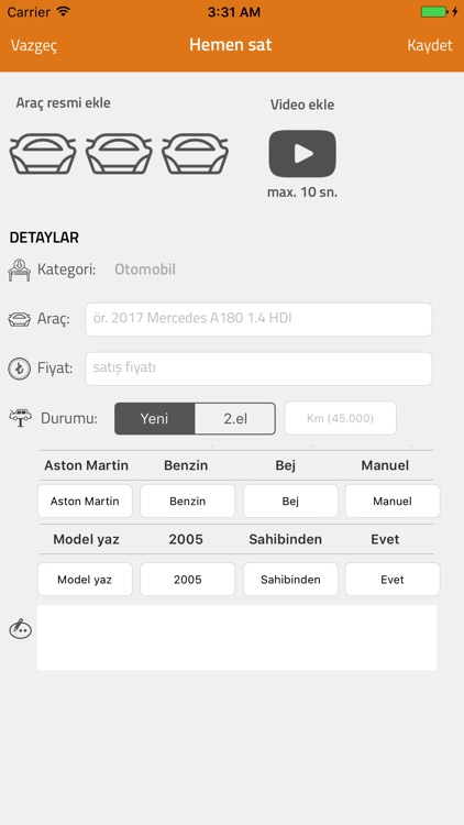 Oto Galeri | İkinci El Araç Alış Satış Uygulaması screenshot-3