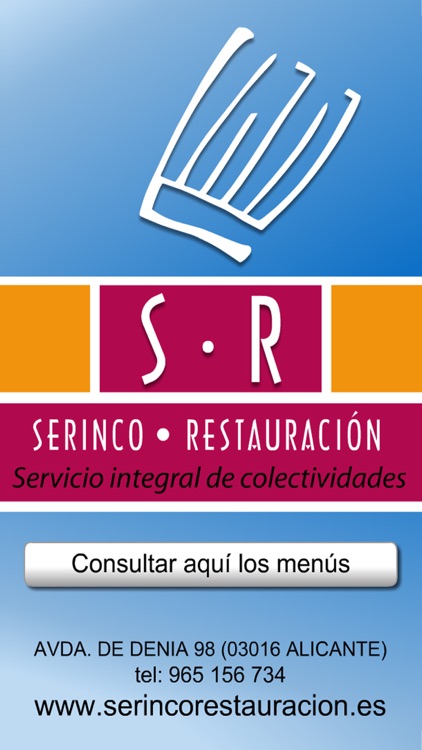 SERINCO MENUS