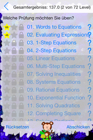 Middle School Algebra screenshot 2