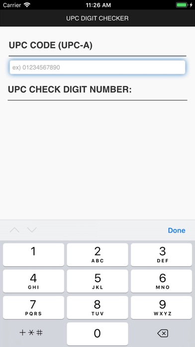 UPC Digit Checker screenshot 2