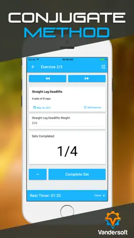 Game screenshot Conjugate Method - Periodization Powerlifting mod apk