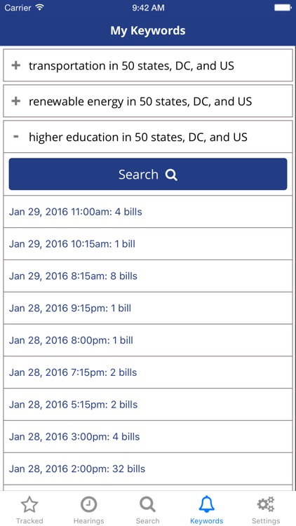 TrackBill: Legislation Tracker screenshot-4