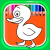 Animal Coloring Book Games Duck Version