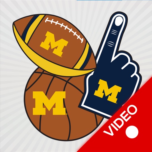 Michigan Wolverines Animated Selfie Stickers icon