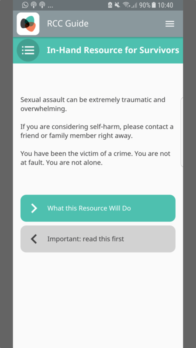 How to cancel & delete Rape Crisis Counseling from iphone & ipad 4