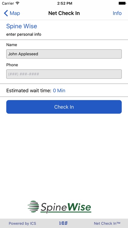 Net Check In - SpineWise