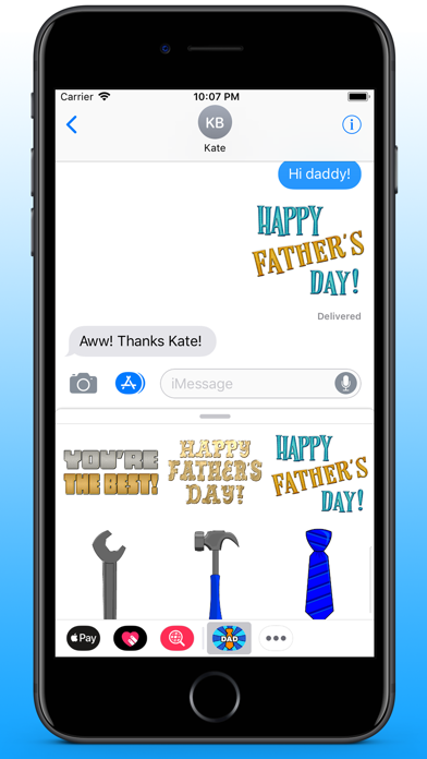Father's Day Fun Stickers screenshot 2