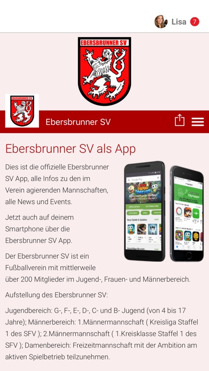 Ebersbrunner SV App