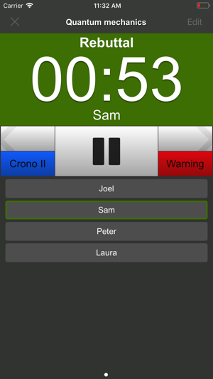 Crono: stopwatch for debates(圖2)-速報App