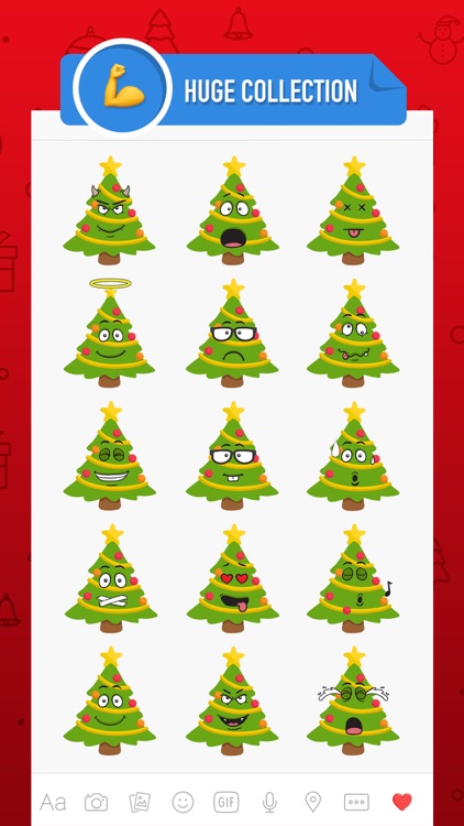 Merry Christmas Stickers 2017