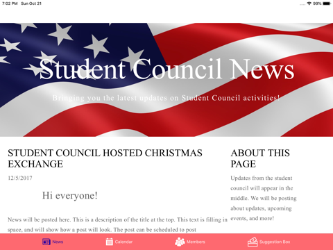 Student Council News screenshot 2