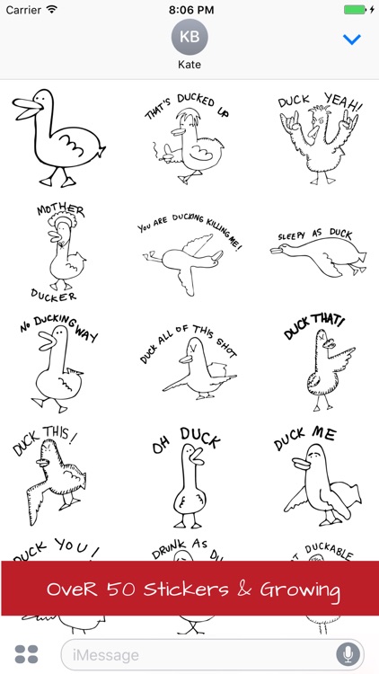 AutoCorrect Ducks! Stickers