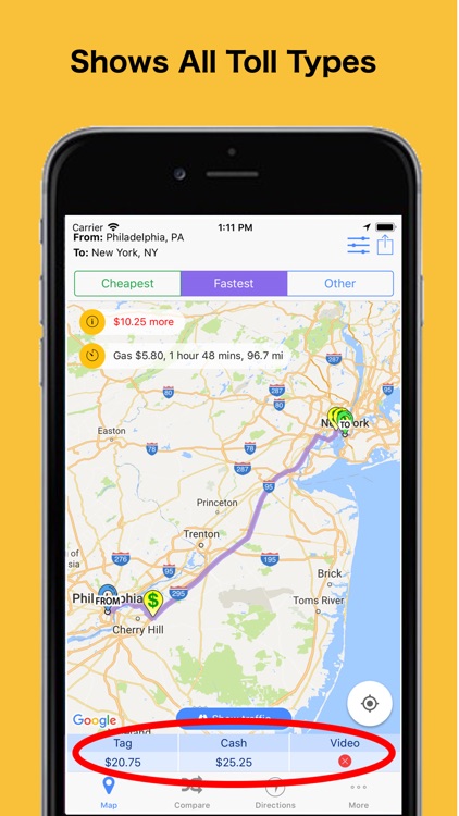 Trip Toll Calculator Tollguru screenshot-8
