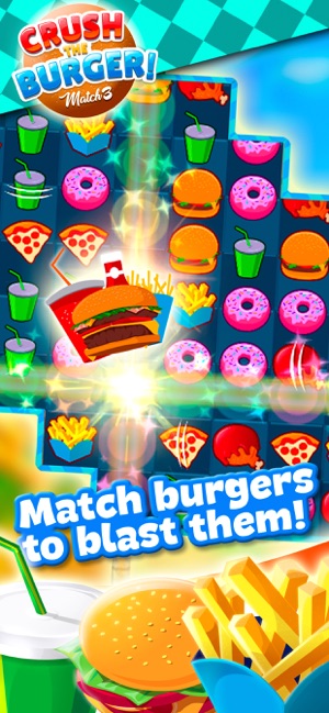 Crush The Burger ! Match 3(圖3)-速報App