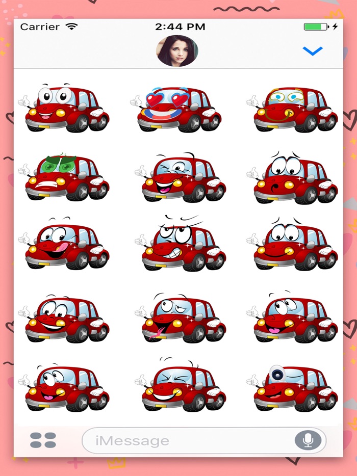 Car  Animated Stickers