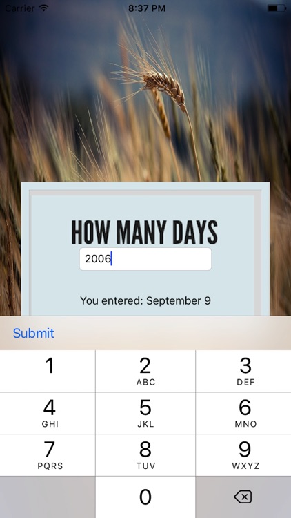 How Many Days App