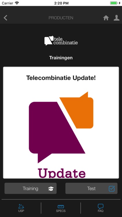 Telecombinatie Update