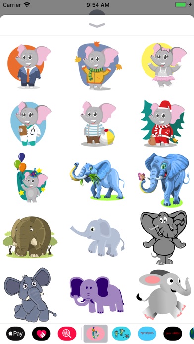 Fun Elephant Stickers screenshot 3