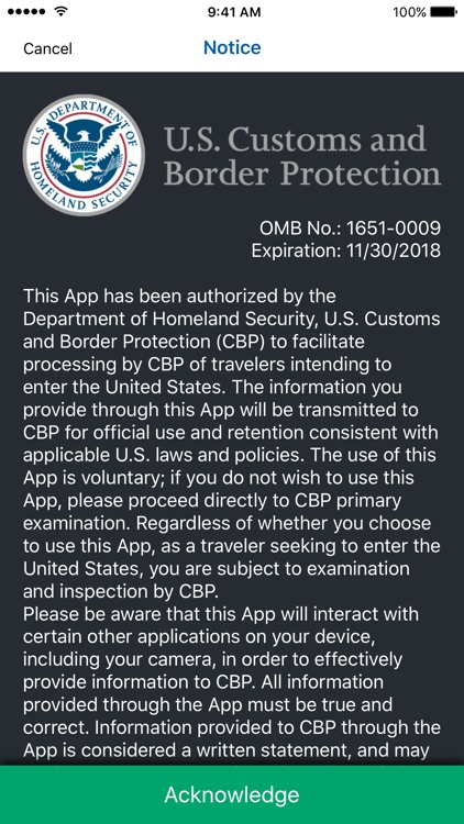 Mobile Passport - Officially Authorized by CBP