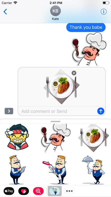 Chef Gourmet Solo Stickers