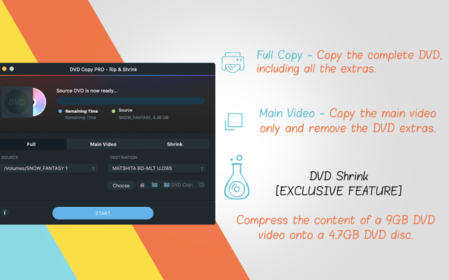 DVD Copy PRO - Rip & Shrink(圖3)-速報App