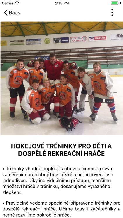 Hokejové tréninky