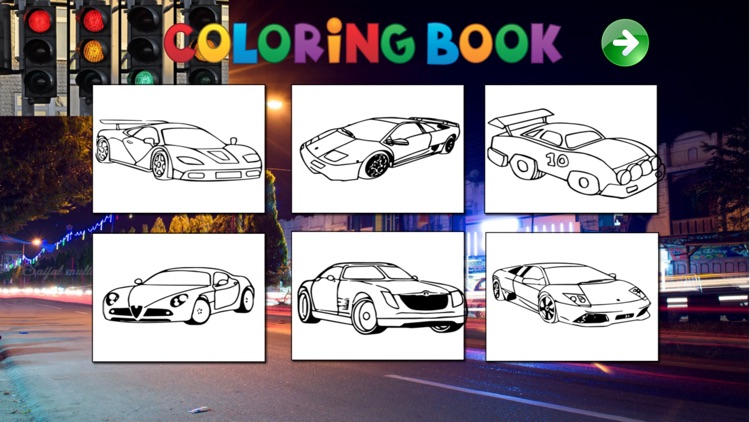 Best Coloring Painting of Cars