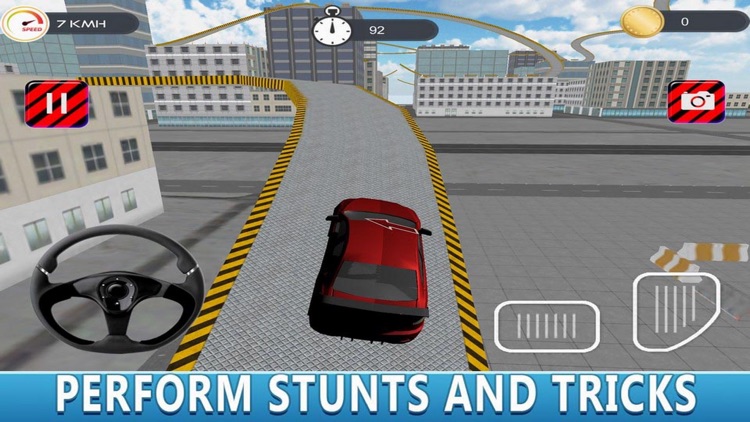 Town Jumping Modern Car