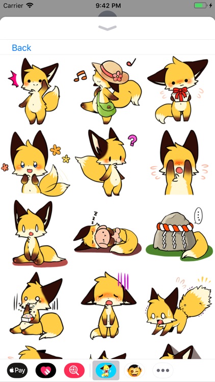 Fox Stickers Collection