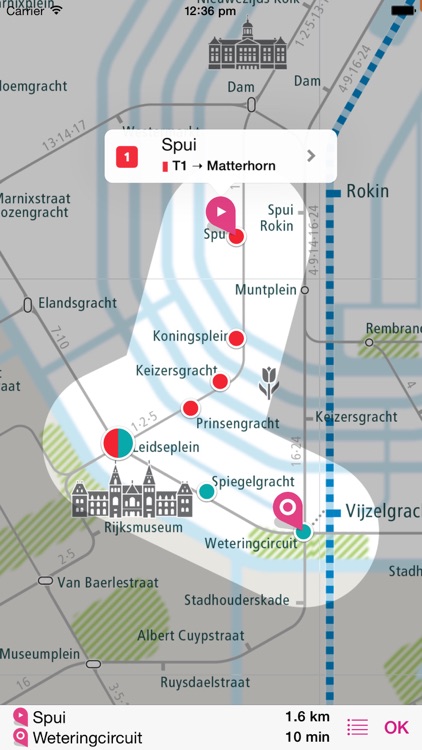 Amsterdam Rail Map