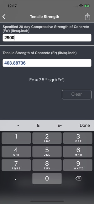 Concrete Engineering Calc.(圖5)-速報App