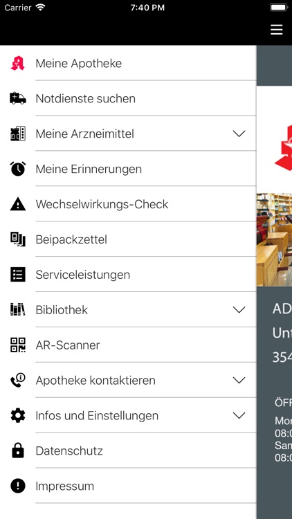 Privil.-Hof-Apotheke - V.Glaub