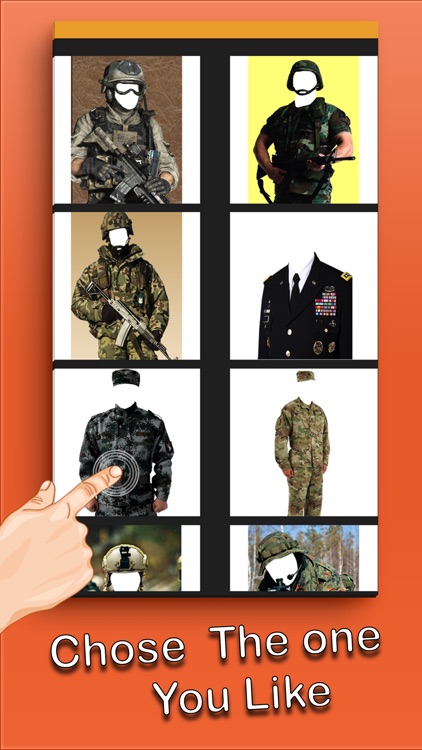 Army Suit Photo Face Editor