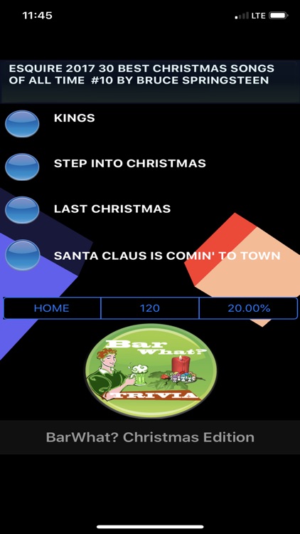BarWhat? Christmas 10K+ Trivia