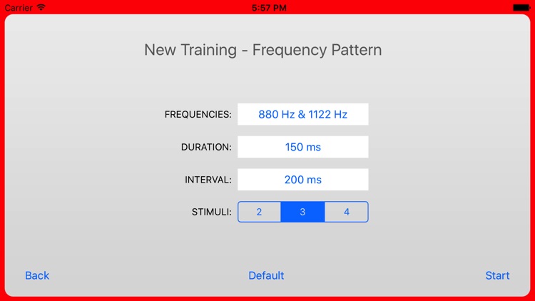 Auditory Pattern Training