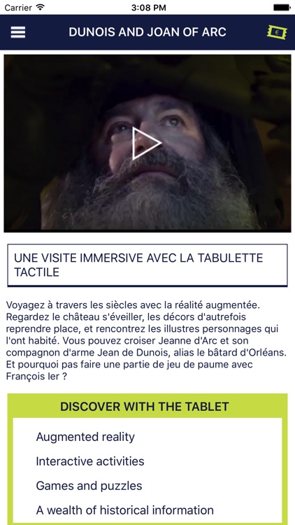 LES VISITES AUGMENTÉES DU CHÂTEAU DE BEAUGENCY