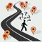 Optimal Trip finds the best route to multiple locations and it helps you to save your time
