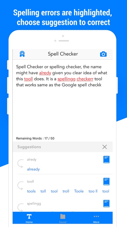 Spell checker - check spelling