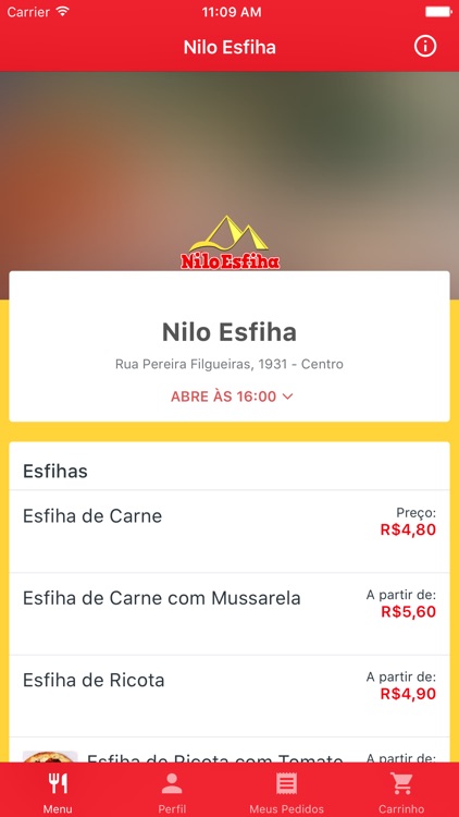 Nilo Esfiha Delivery