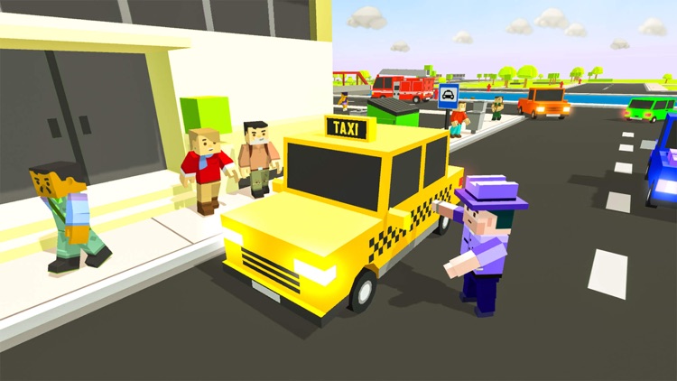 Blocky City Taxi Simualtor