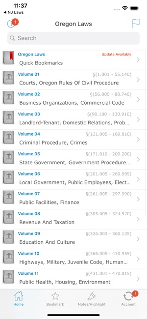 OR Laws, Oregon Codes