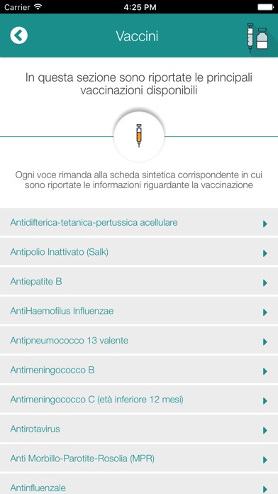 Vaccini Rieti screenshot 2
