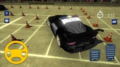 3D Police Car Parking Driver screenshot 3