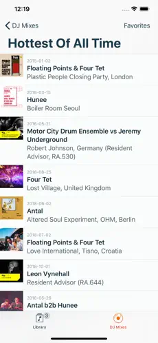 Screenshot 3 DJ Mixes, Sets and Podcasts iphone
